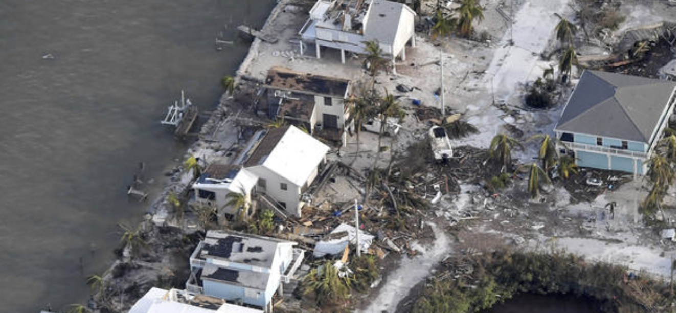 Florida Keys waterfront homes destroyed by Hurricane Irma